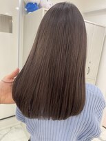 リルミー(Lilme)&nbsp;【ブリーチ1-2回】透明感たっぷりグレーベージュ♪ ＊Lilme＊