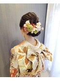 下めのシニヨン