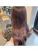 グレージュベージュカラーダブルカラー透明感カラー