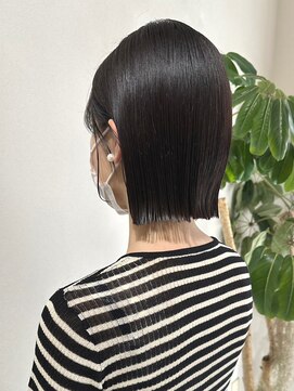 ヘアサロン セロ(Hair Salon SERO) 【セロ姫路】艶髪◇切りっぱなしミニボブ