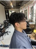 波巻きパーマ　波巻きスパイラルパーマ　スパイラルパーマ