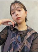 タイトに作る、シースルーバングショート