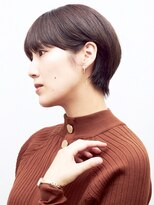 ピークアブー 銀座中央通り(PEEK-A-BOO) 多毛さんでも長持ち！乾かすだけの丸みショートグレーベージュ