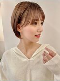 韓国風/インナーカラー/縮毛矯正髪質改善/顔まわり/レイヤー
