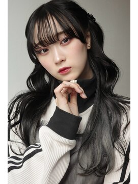 シーム(SEAM) inner color ＊ シルバー×ブラック