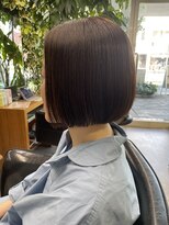 シェル 吉祥寺(shell)&nbsp;グレージュカラー/ボブウルフ/黒髪/ココアベージュ