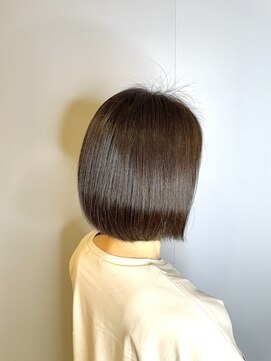 ブロッサム 東久留米店(Blossom) 小顔補正立体カット×ナチュラル丸みボブ 10代20代30代40代50代