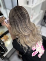 ラムシェール(LamChele)&nbsp;【lamchele】ミルクティーグレージュ×バレイヤージュ