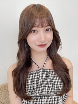 ノイ(noi) 顔周りレイヤーカットくびれヘアミルクティーベージュカラー