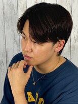 プレミアムバーバー 目黒店(PREMIUM BARBER produce by HIRO GINZA) ナチュラルセンターパート