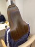 【クセを抑えて艶髪に☆】カット＋美髪縮毛矯正＋極上トリートメント￥21850