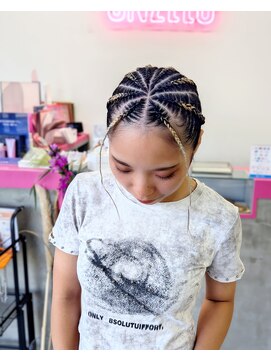 アンゼロ(UNZELO) 地毛8本デザインコーンロウ