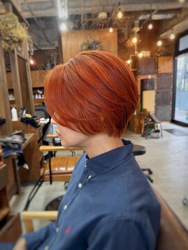 ロルド シェリ(Rold Cheri) 【山本智文】オレンジベージュショートカット