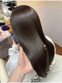 髪質改善トリートメント×ヘーゼルベージュカラー
