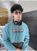 10代20代30代メンズフェードパーマビジネスショートカット