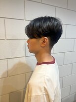 アルゴ 茅ヶ崎(ARUGO)&nbsp;ブルーブラックメンズカット/フェザーパーマ/サーフカール