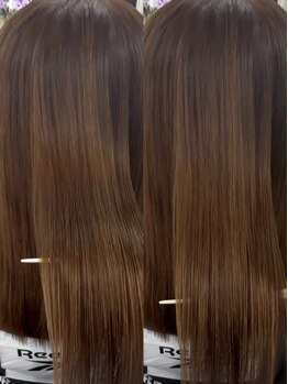 ウォルト(Walt)の写真/まっすぐすぎない、艶のある柔らかくてナチュラルな仕上がりに。話題の縮毛矯正【シナジーハーツ】