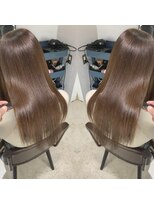 ロク 高田馬場(lok)&nbsp;髪質改善カラーでつくるチョコレートベージュ【高田馬場　lok】