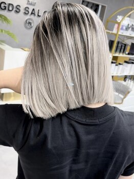 ジーディーエス(GDS)の写真/ダメージレスブリーチカラーを開発したサロン!高級商材と圧巻の技術で若々しく*拘りの技術でリピート率◎