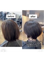 アクロ ヘアー ステージ(ACRO hair stage)&nbsp;丸みショート×縮毛矯正