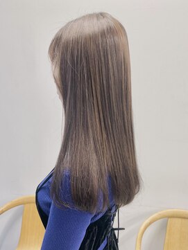 ヘアー アイス 御器所本店(HAIR ICI) シールエクステココアブラウンロングミディアム秋カラー冬カラー