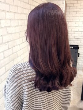 シュガー ヘアアンドネイル 仙台(SUGAR) 【ブリーチなしWカラー】ラベンダーピンク♪