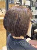 三鷹ショートボブくびれショートイルミナカラー顔周りレイヤー