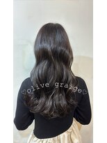 オーガスト ヘア ネイル(AUGUST hair nail) オリーブグレージュ/ブリーチなし/横浜/透明感カラー