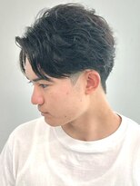 セプト 博多(SEPT.) メンズパーマ ニュアンスパーマ ツーブロック 刈り上げ 黒髪