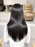 【天使の艶♪美髪縮毛矯正】酸性ストレート+カット+ケラチンTR ¥21000