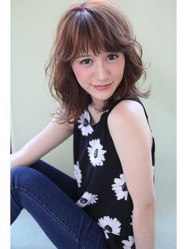 ヘアーアンドメイク シーク 吉祥寺(HAIR&MAKE SeeK) 『簡単スタイリング』レイヤーミディアムウェーブ