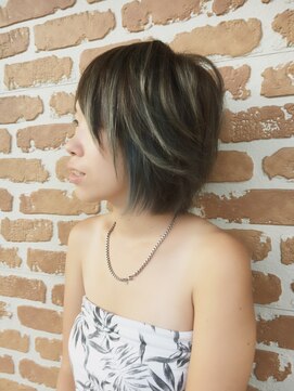 ヘアメイク リーフ 茂原店(HAIRMAKE Leaf) ナチュラルショートボブ