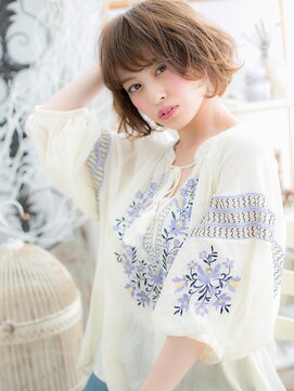 モッズヘア 越谷(mod's hair) ■くせ毛風ふわくしゅ小顔フレンチボブ10-6★越谷10代20代30代