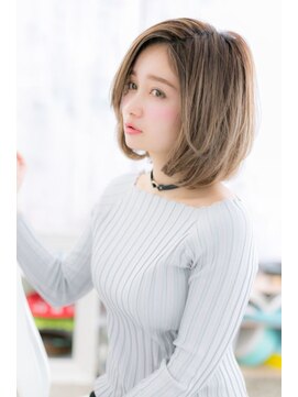 ミック ヘアアンドビューティー 大山店(miq  Hair&Beauty) 抜け感セミディ…大人かわいい色気b