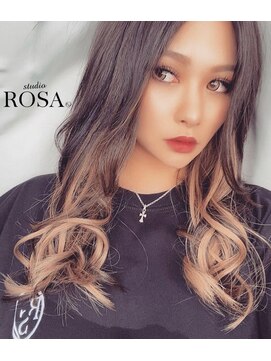 スタジオ ロサ(studio ROSA) カラー×ROSAシールエクステ