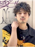 ショートレイヤー×ツーブロック×フェザーマッシュ