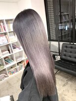 ディーカヘアーセンダイ(Di KA HAIR sendai)&nbsp;シアーグレージュ/ラベンダーグレージュ/ロング/艶髪/アッシュ