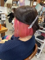 ヤソ(yaso)&nbsp;インナーカラー　フラミンゴピンクver