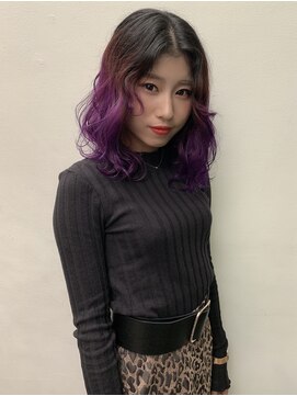 サミット アメ(SUMMIT ame.) 【パープルグラデーションカラー】