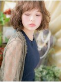 媚びない女子の大人かわいい無造作ミディアムa志木20代30代40代