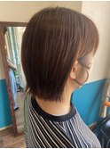 切りっぱなしボブ