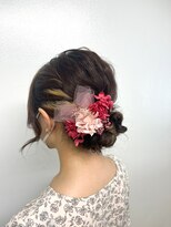 オアシスガーデン 金町店(Oasis GaRDEN)&nbsp;インナーカラーがアクセント！アップシニョン