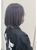 <Lusciniaみなみ>ラベンダーカラー×インナーカラー×ボブ