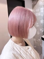 ペレ 渋谷(PELE)&nbsp;n45_ホワイトピンクブリーチ2回~ /渋谷/ハイトーン/韓国ヘア