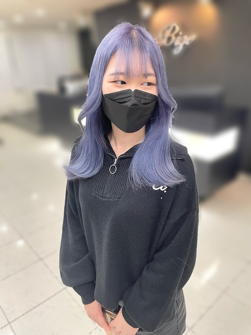 ブルーバイオレット＃BTSジンカラー＃推しカラー＃韓国巻き