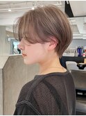 ブラウンショート_大人ガーリーチョコレートプリカール_ba405102
