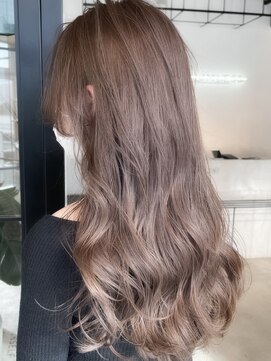 ラヴィズム 松崎店(LUVISM) 10代20代30代ミルクティーベージュダブルカラーブリーチ東区松崎