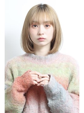 リアン(lien) ☆lien.自由が丘 大橋 ☆ホワイトブロンド/ミルクティーベージュ