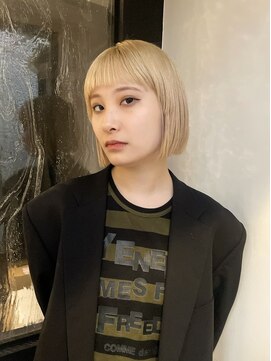 ステップボーンカット トーキョー(STEP BONE CUT TOKYO) 【ステップボーンカット】ブロンドボブ/ミニボブ/オン眉