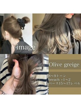 ティラベント 泉ヶ丘店(tiravento) オリーブグレージュ盛れ韓国ヘアー